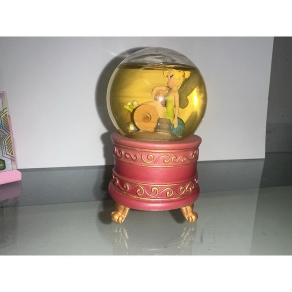 Disney Store Exclusive Mini Tinker Bell Snow Globe Fairies Edition sewing thread